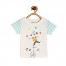 Miniklub Knit T-Shirt - Marshmellow, 6-9m